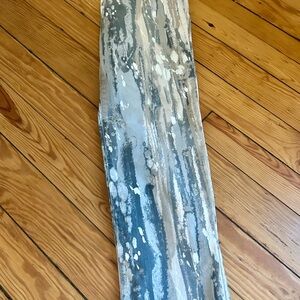 LOGO by Lori Goldstein Blue and White Patterned Fabric